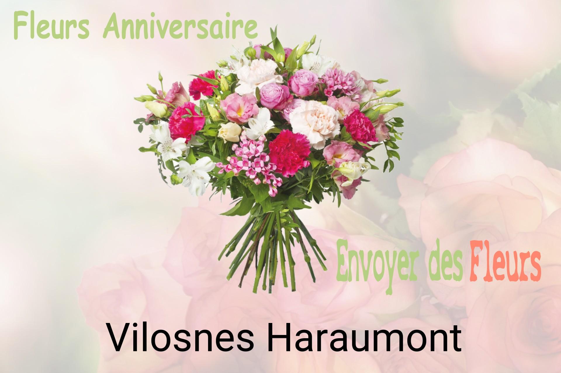 Bouquet de fleurs d’anniversaire livré à Vilosnes-Haraumont