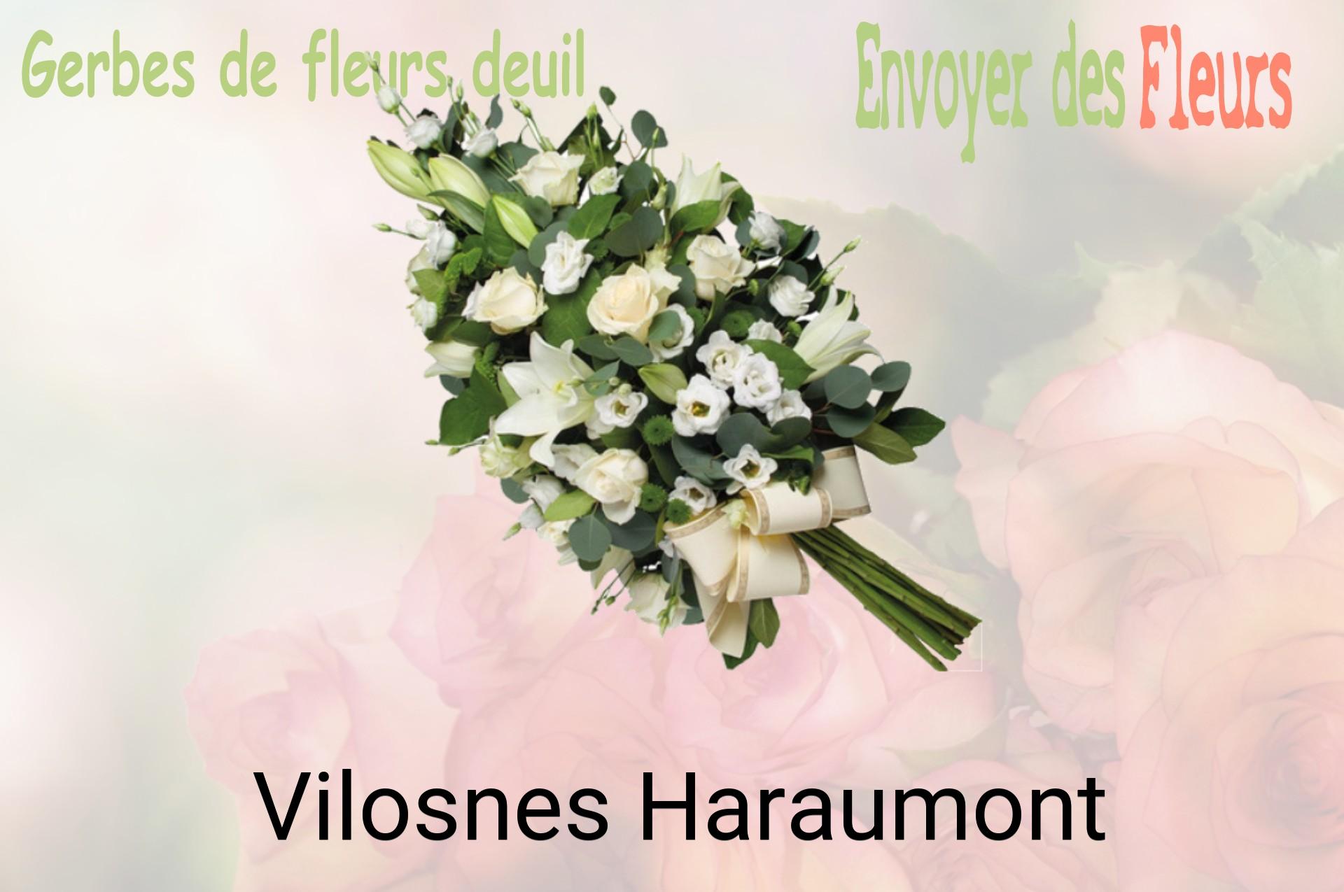 Gerbe de fleurs de deuil livrée à Vilosnes-Haraumont